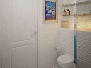 Klimatyczna i artystyczna łazienka w stylu retro Florence.