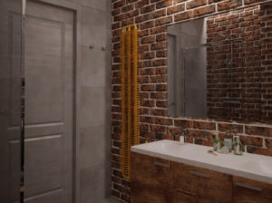 Oryginalna łazienka w stylu Loft, klimat miasta New York.