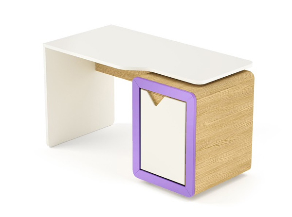 Biurko frame z kolekcji producenta Timoore to miejsce nauki dla kilkulatka jak i kilkunastolatka. Biurko ma charakterystyczne kolorowe ramki, które możemy wybrać sami z sześciu kolorów