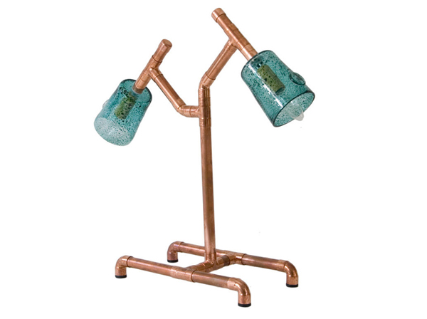 lampa wykonana z metalowych rurek w stylu loft wykonana przez polskich projektantów. Idealna do wnętrza w stylu loft