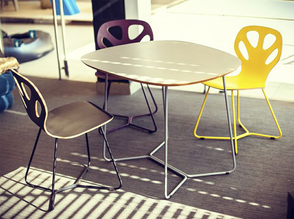 Kolorowe krzesła drewniane do kawiarni. Krzesła Maple Iker