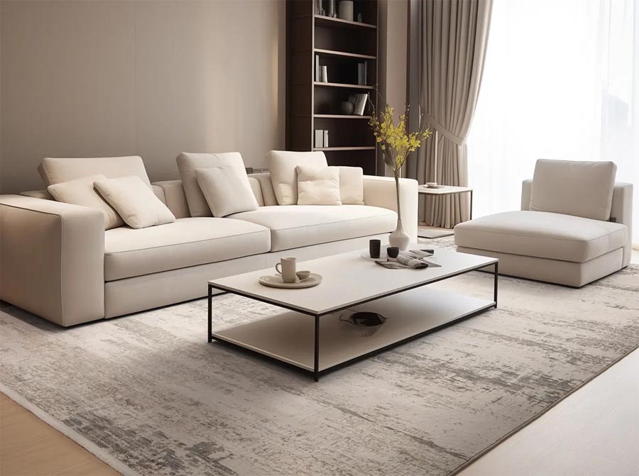 Beżowy dywan abstrakcyjny Imperial Beige Fields 6623 Carpets & More