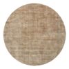 Beżowy okrągły dywan gładki Desert Taupe Round 5154 Carpets & More