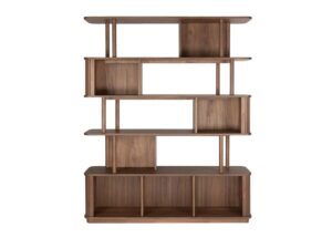 Biblioteczka Barbier orzech Zuiver