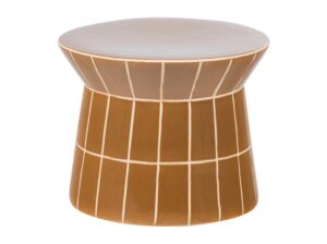 Ceramiczny stolik boczny Plu miodowo-zółty Woood