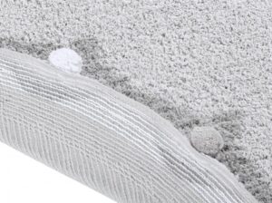 Dywan bawełniany Bubbly Light Grey Ø 120 cm Lorena Canals