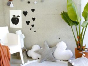 Dywan bawełniany Bubbly Light Grey Ø 120 cm Lorena Canals