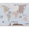 Dywan bawełniany Vintage Map 140×200 cm Lorena Canals