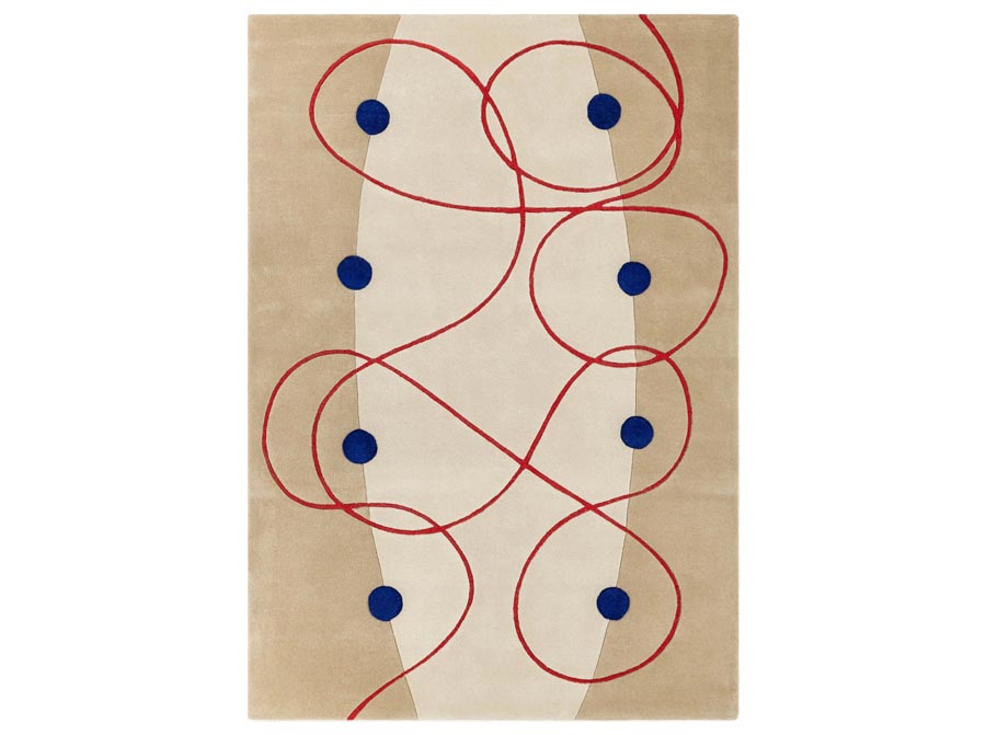 Dywan wełniany Marseille Red 5518 Voyage Carpets & More