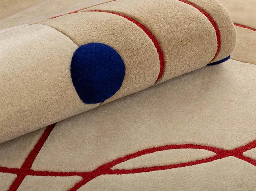 Dywan wełniany Marseille Red 5518 Voyage Carpets & More