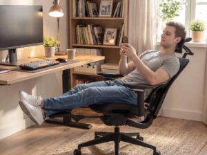 Fotel biurowy Ergoshape 2.0 czarny Elzap