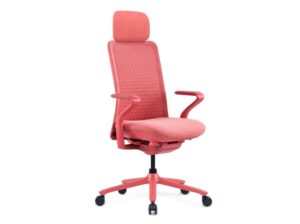 Fotel biurowy Polka koralowy Elzap