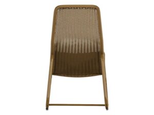 Fotel bujany Tom miodowo-żółty Woood