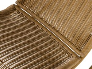 Fotel bujany Tom miodowo-żółty Woood