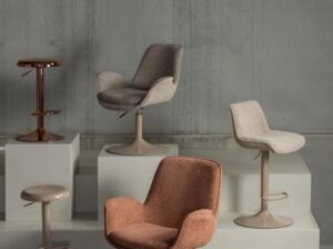 Fotel Marten z regulacją wysokości pomarańczowy Woood