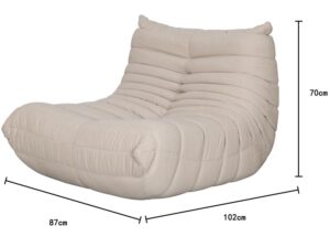 Fotel Nua N23-4 z podnóżkiem N22-4 Livin Hill