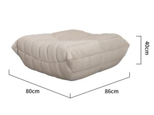 Fotel Nua N23-4 z podnóżkiem N22-4 Livin Hill