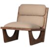 Fotel Opulent drewno boucle Be Pure