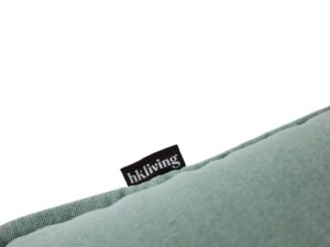 Fotel wypoczynkowy chromowany miętowy płótno HKliving