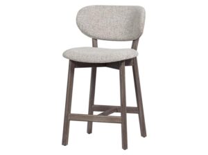 Hoker Udar tapicerowany brązowy Woood