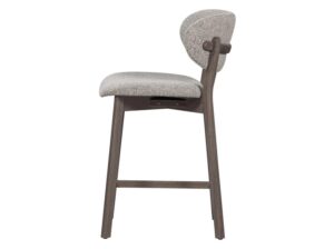 Hoker Udar tapicerowany brązowy Woood