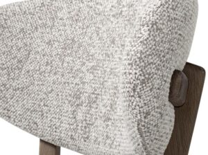 Hoker Udar tapicerowany brązowy Woood