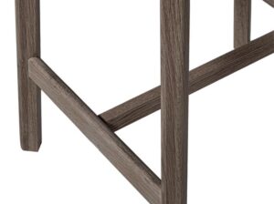 Hoker Udar tapicerowany brązowy Woood