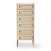 Szafka Space 6 szuflad kremowa HKliving