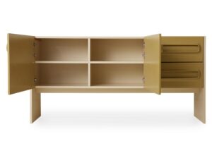 Komoda Space zielona kremowa HKliving