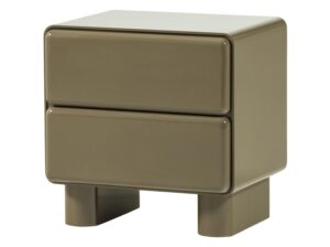 Komoda szafka nocna Lustra zielony połysk Woood