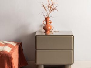 Komoda szafka nocna Lustra zielony połysk Woood