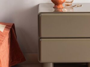 Komoda szafka nocna Lustra zielony połysk Woood