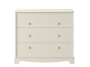 Komoda trzyszufladowa Royal latte Bellamy