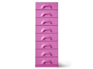 Komoda z ośmioma szufladami różowa HKliving