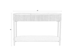 Konsola Slides naturalna Zuiver