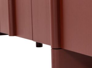 Kredens Basu sosna burgund Woood