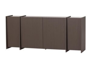 Kredens Brock 200 cm brązowy Woood