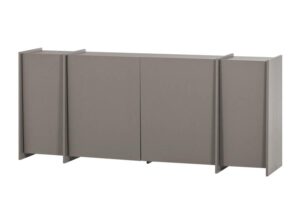 Kredens Brock 200 cm ciepła szarość Woood