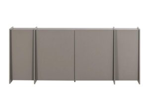 Kredens Brock 200 cm ciepła szarość Woood