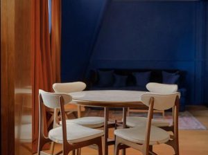 Krzesło 200-190 beżowe w tkaninie Boucle Creme 366 Concept