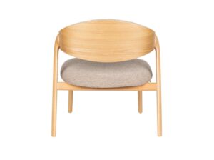 Krzesło Babington Lounge naturalne Dutchbone