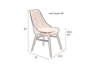 Krzesło Chaya Dutchbone