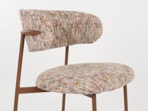 Krzesło Claes beżowy melanż White Label Living