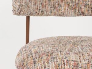 Krzesło Claes beżowy melanż White Label Living