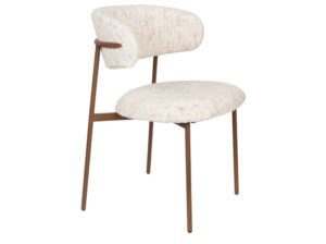 Krzesło Claes białe White Label Living