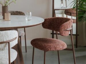 Krzesło Claes terakota White Label Living