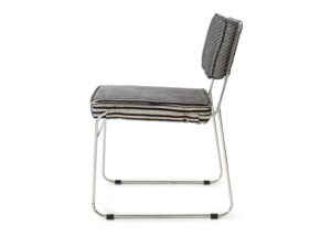 Krzesło do jadalni Endless monochromia w pasy HKliving