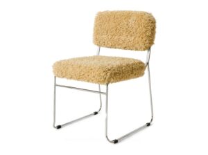 Krzesło do jadalni Endless pudel złote HKliving