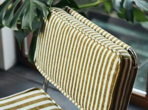 Krzesło do jadalni Endless słonecznik w pasy HKliving