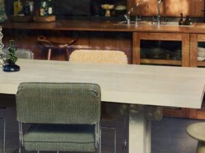 Krzesło do jadalni Endless strukturalne dzika oliwka HKliving